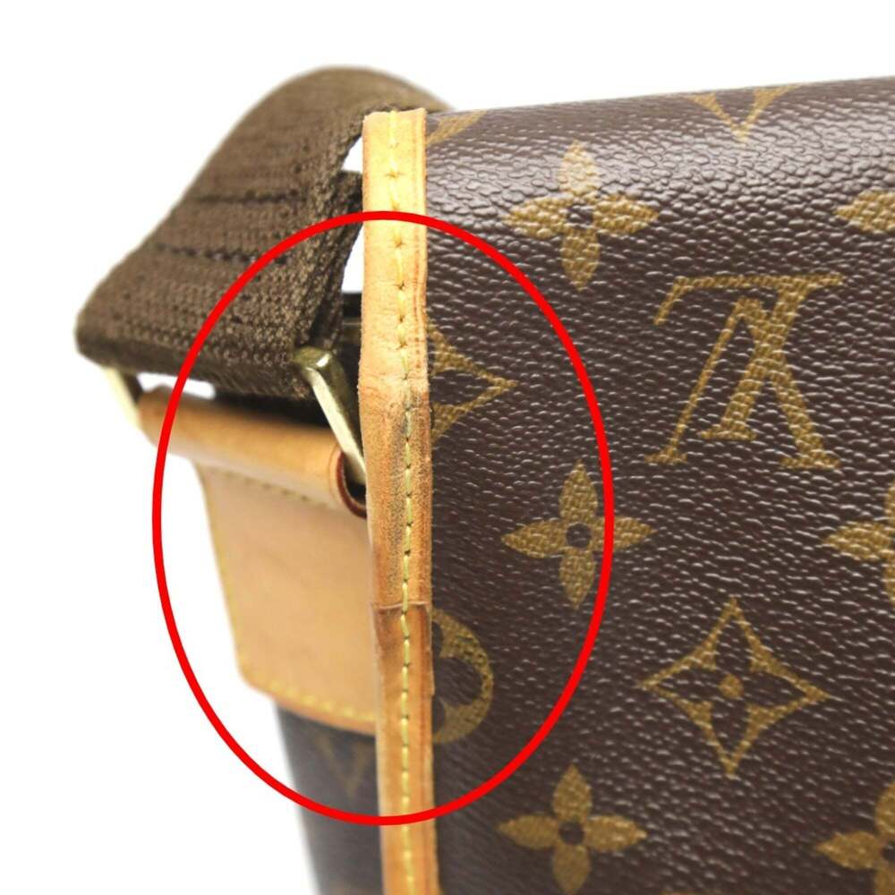 LOUIS VUITTON Authentic Brown Monogram Canvas Shoulder Bag - Picture 11 of 16
